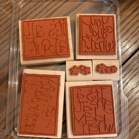 Snappy Starts rubber stamp set never used - Picture 2 of 4